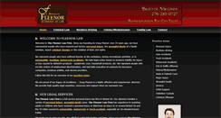 Desktop Screenshot of fleenorlawfirm.com